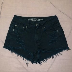 Black American Eagle Shorts